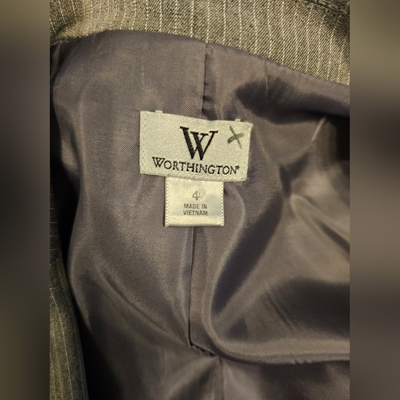 Worthington Gray Women's Blazer - Picture 2 of 10